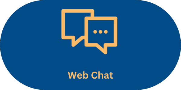 blue button with yellow webchat icon